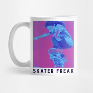 Skater Freak Girl Skater Mug